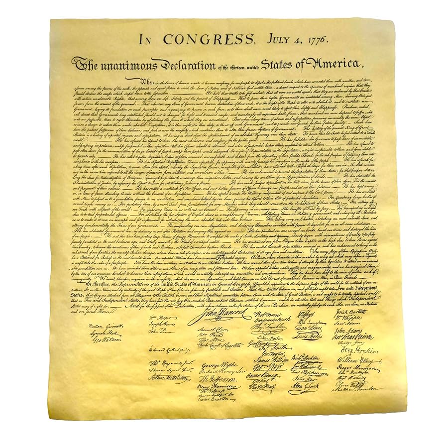アメリカ独立宣言書 レプリカ Declaration of Independence Full Size Replica – National