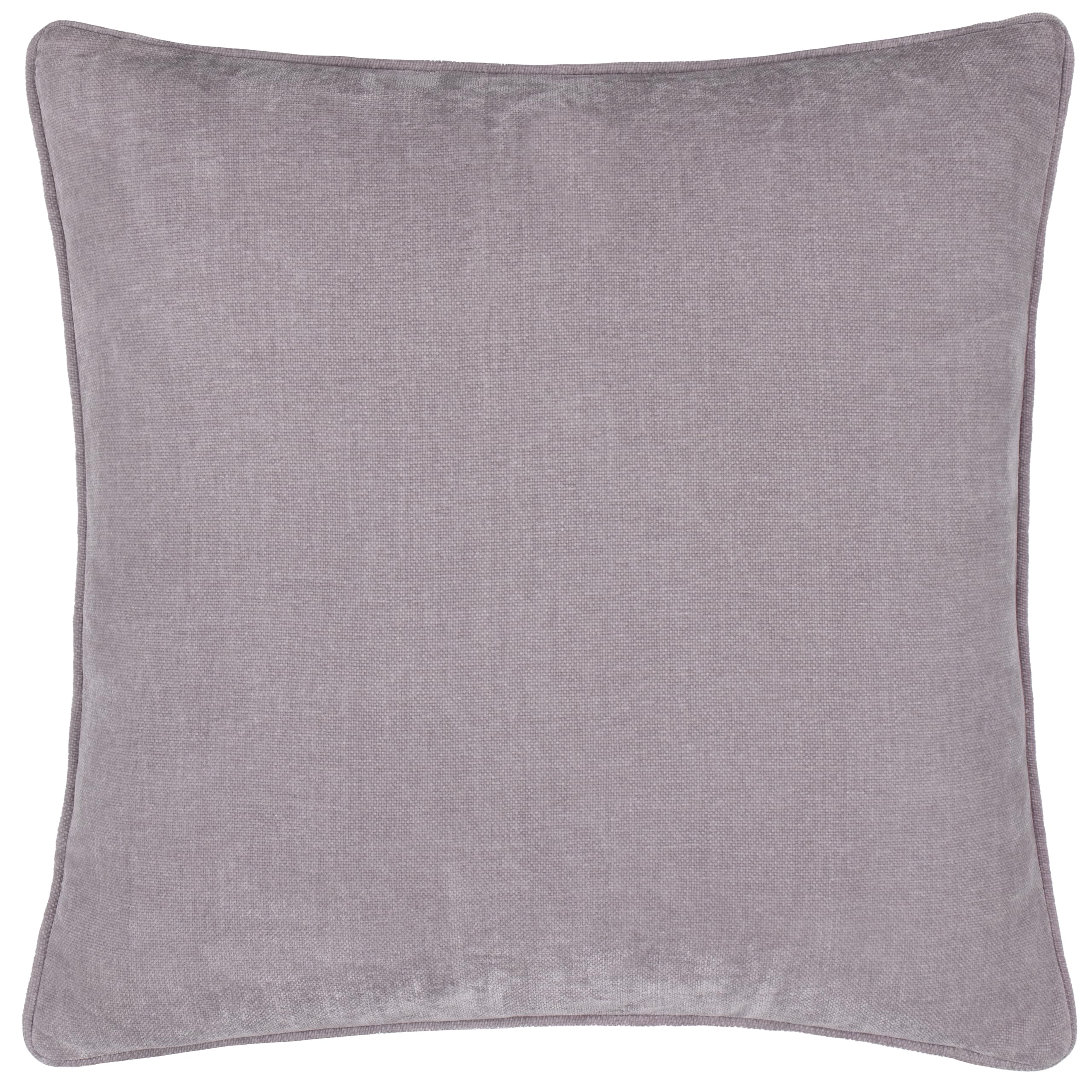 Heavy Chenille Purple Square Cushion