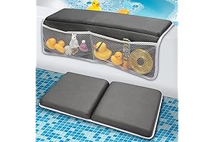 Baby Bathtime Bliss: Ultimate Comfort with Bathtub Kneeler and Elbow Rest Pad Set