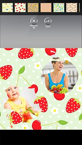 Colagem da foto dos frutos