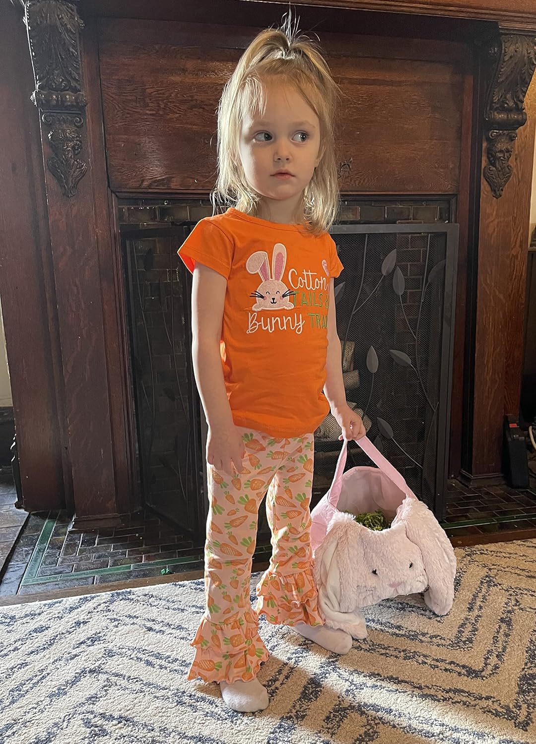 Unique Baby 2 Piece Girls Double Ruffle Leggings and Short Sleeve Shirt Clothes Set Kid and Toddler Girl Outfit - Image 7