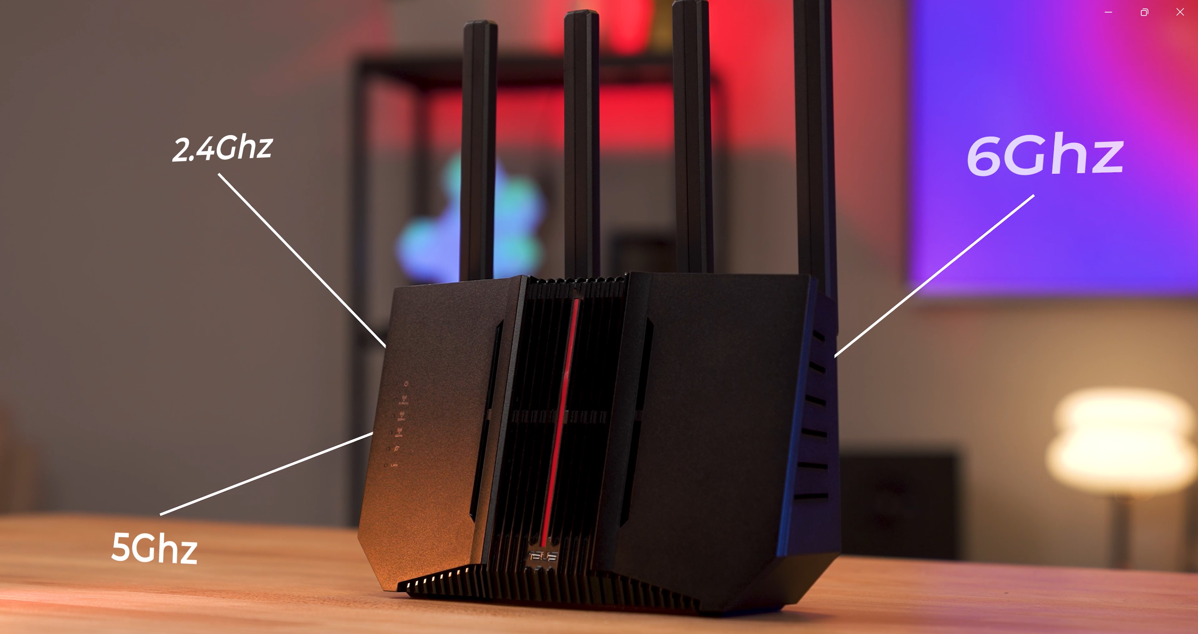 ASUS RT-BE92U Tri-band WiFi 7 Router, supports new 320MHz
