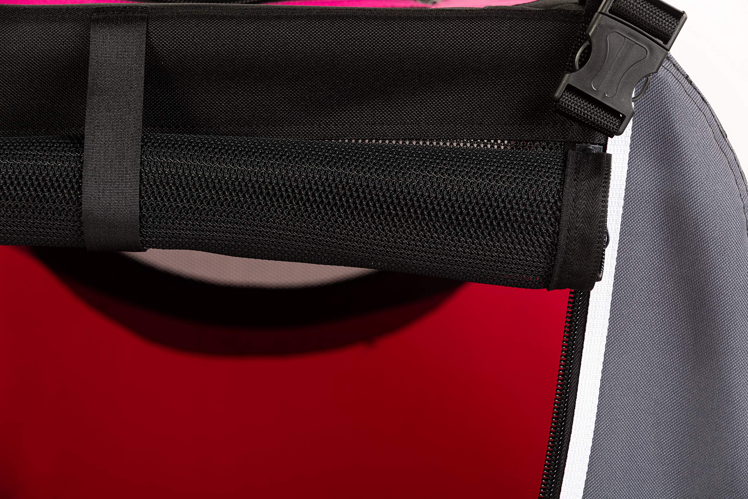 COOL PET Hundebox, 82*59*59cm, Faltbare Transportbox, Käfig, Box für Reisen, Hund & Katze, Pink
