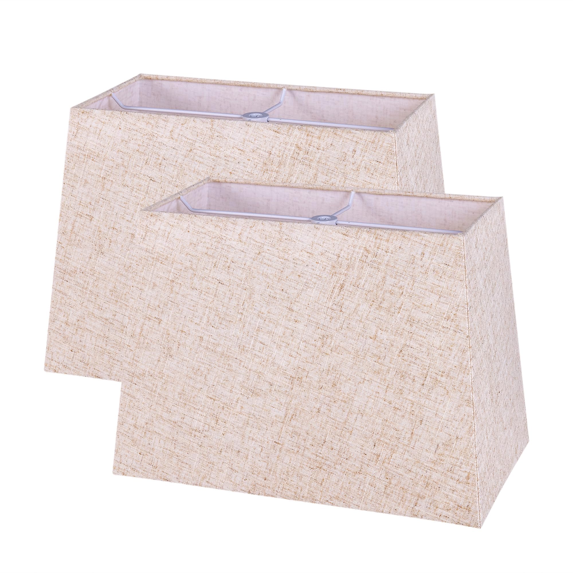 Wellmet Set of 2 Square Lampshade, 12