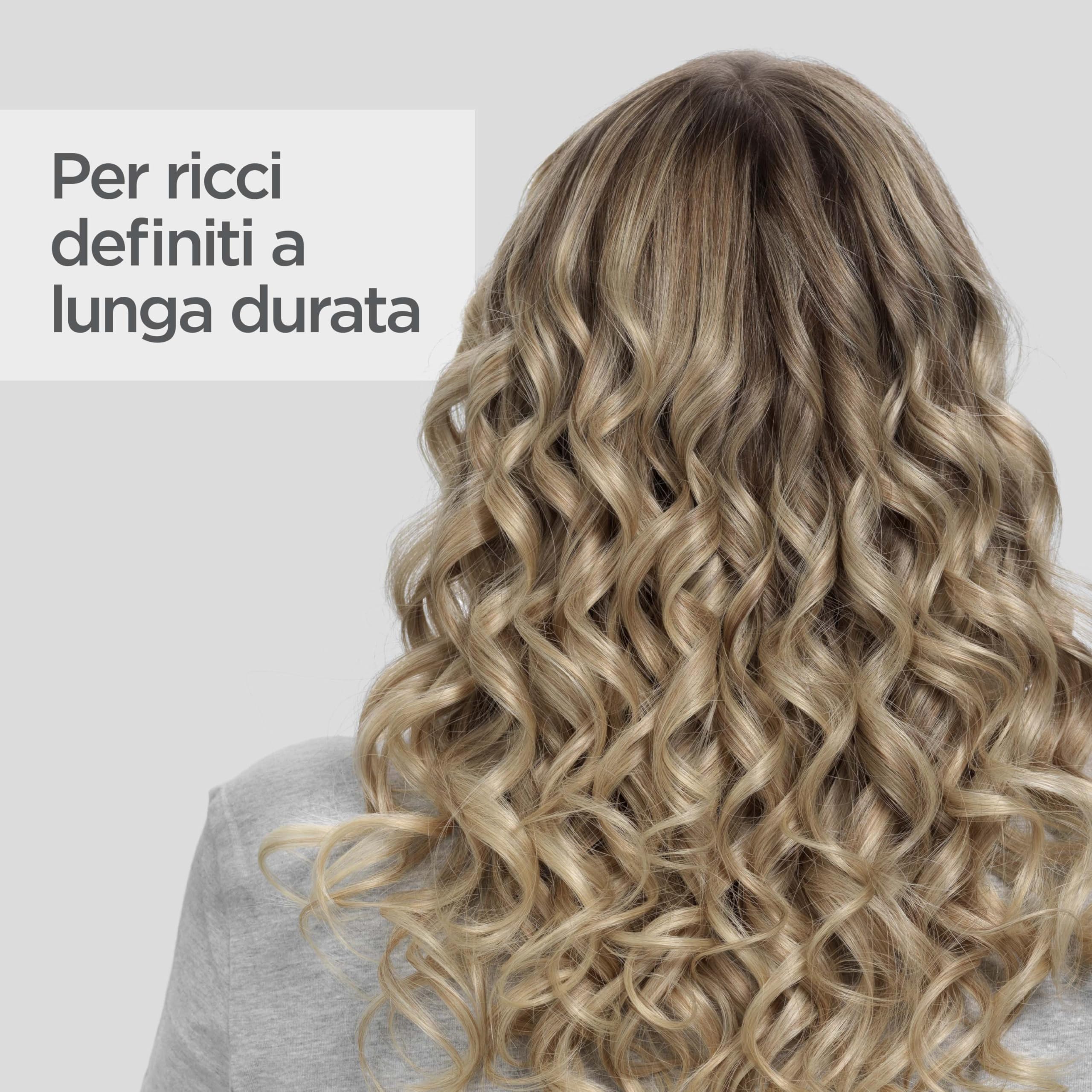 BaByliss Curl Secret Lite, Arricciacapelli automatico, look mossi facili da realizzare, 5 impostazioni di temperatura fino a 210°C, Nero e Rose Gold, C1031E
