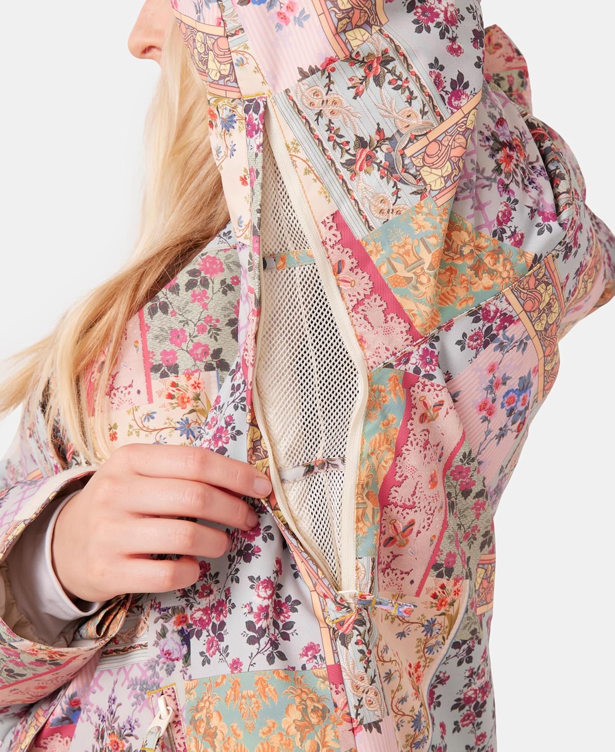 Junior's Jetty Printed Regular Fit Snow Jacket - Image 8