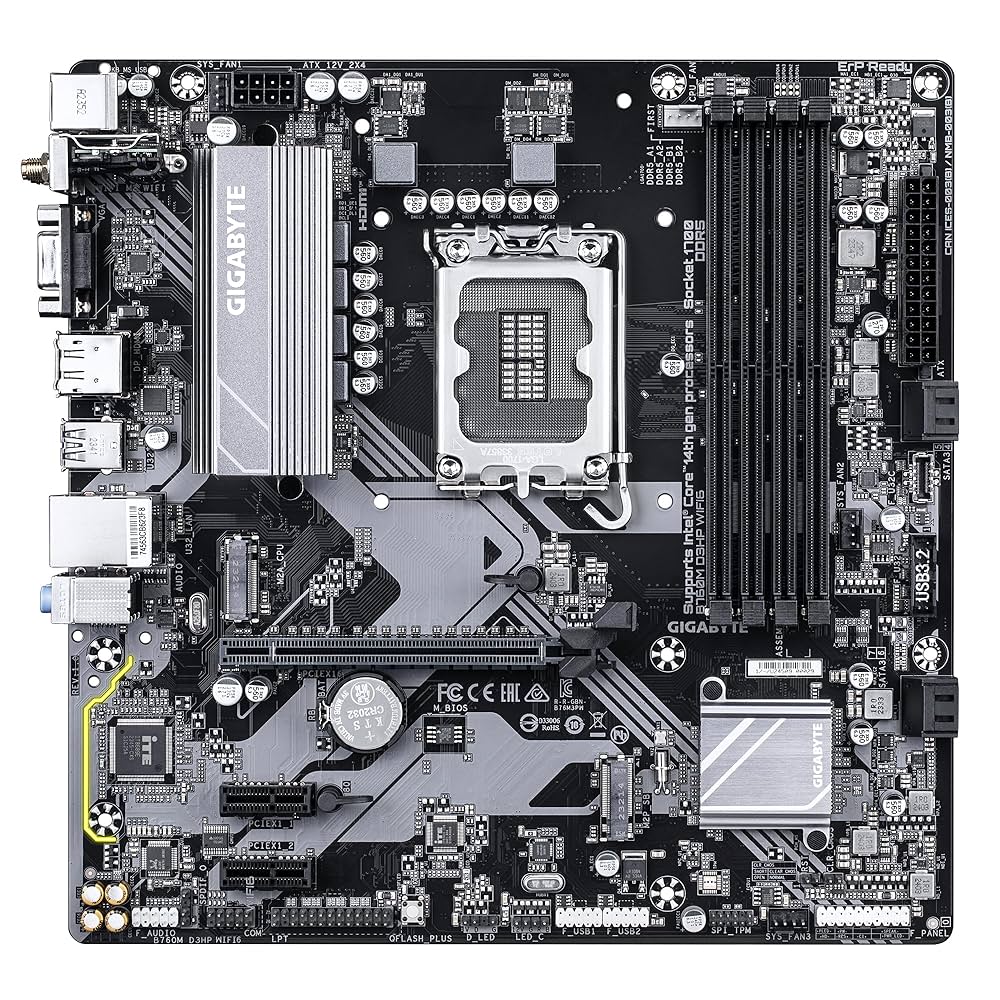 GIGABYTE B760M D3HP WIFI6【保証あり】 Amazon.com: GIGABYTE B760M D3HP Motherboard - 14th