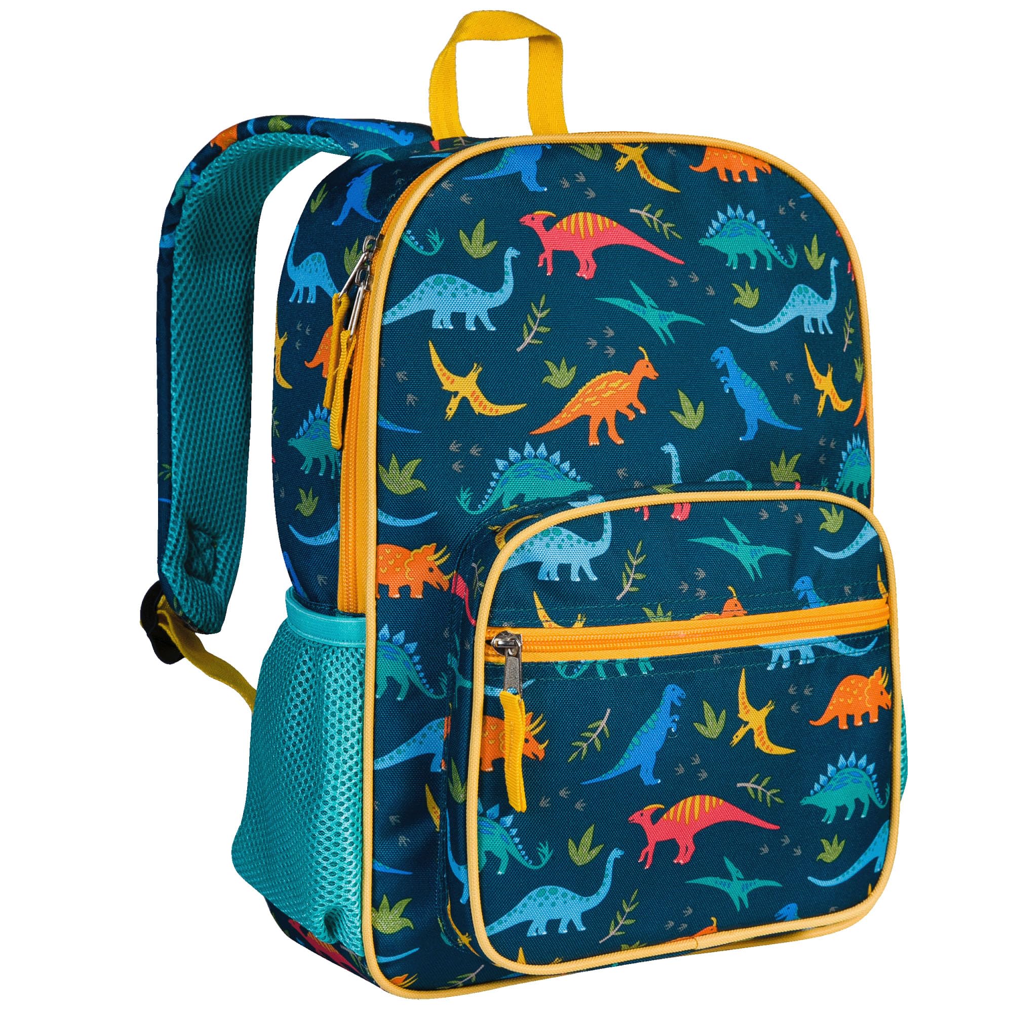 Wildkin ECO rPET Kids Backpack – Recycled, Padded, Adjustable for School & Travel – Jurassic Dinosaurs