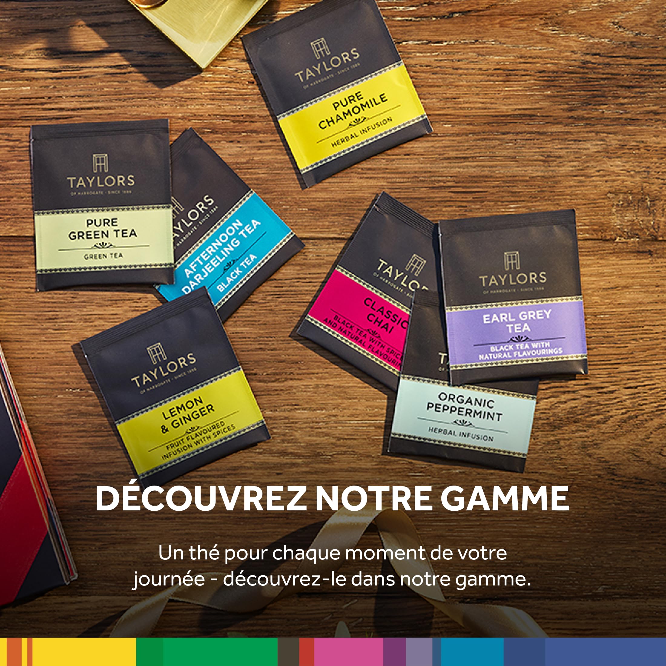Taylors of Harrogate Thé Vert Pur - Délicat, Doux et Frais Sencha Chinois - 20 Sachets