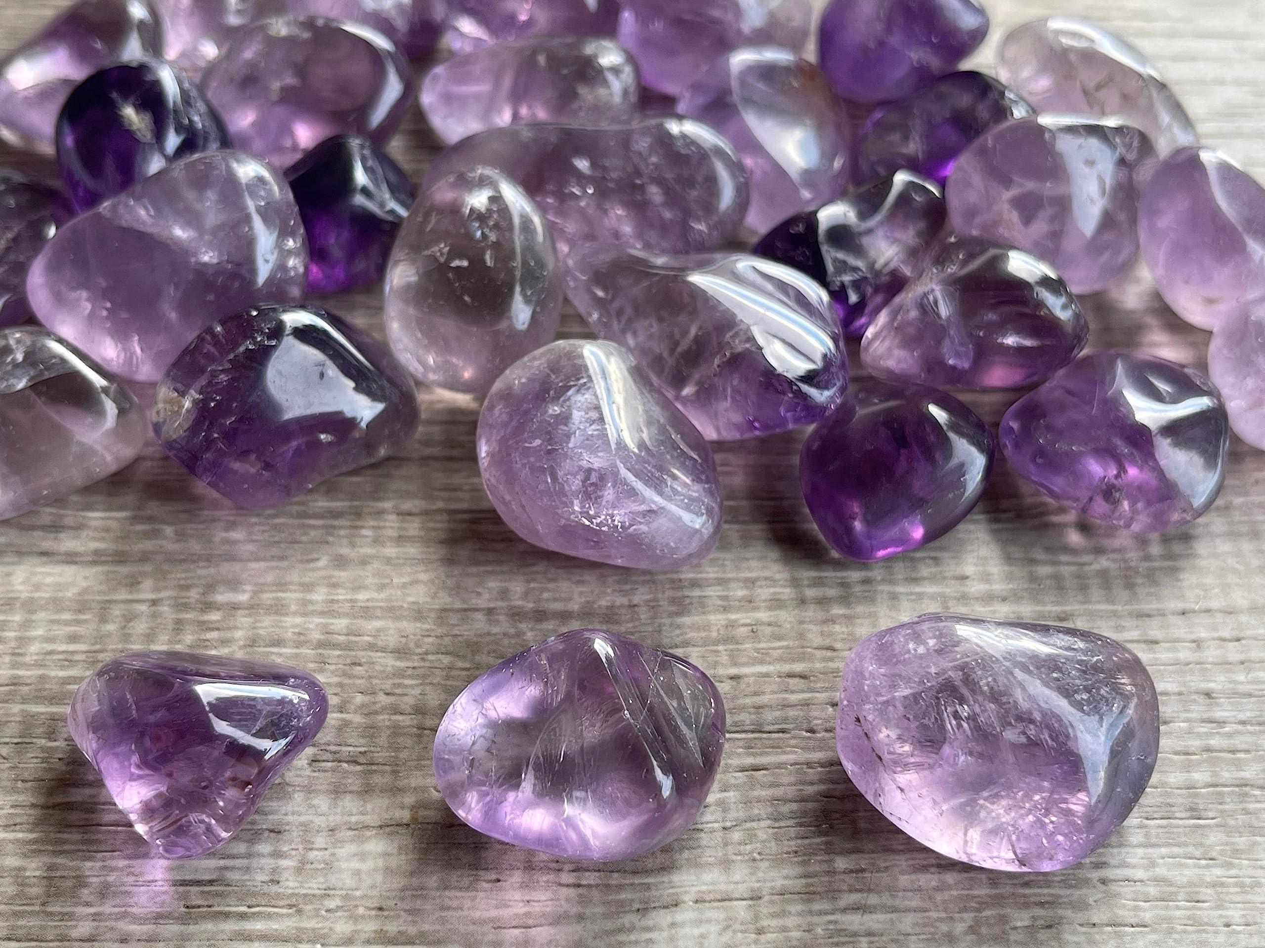 Großhandel polierter Naturstein Trommelsteine Trommelsteine Wicca Reiki Therapie Meditation Kristall Heilung
