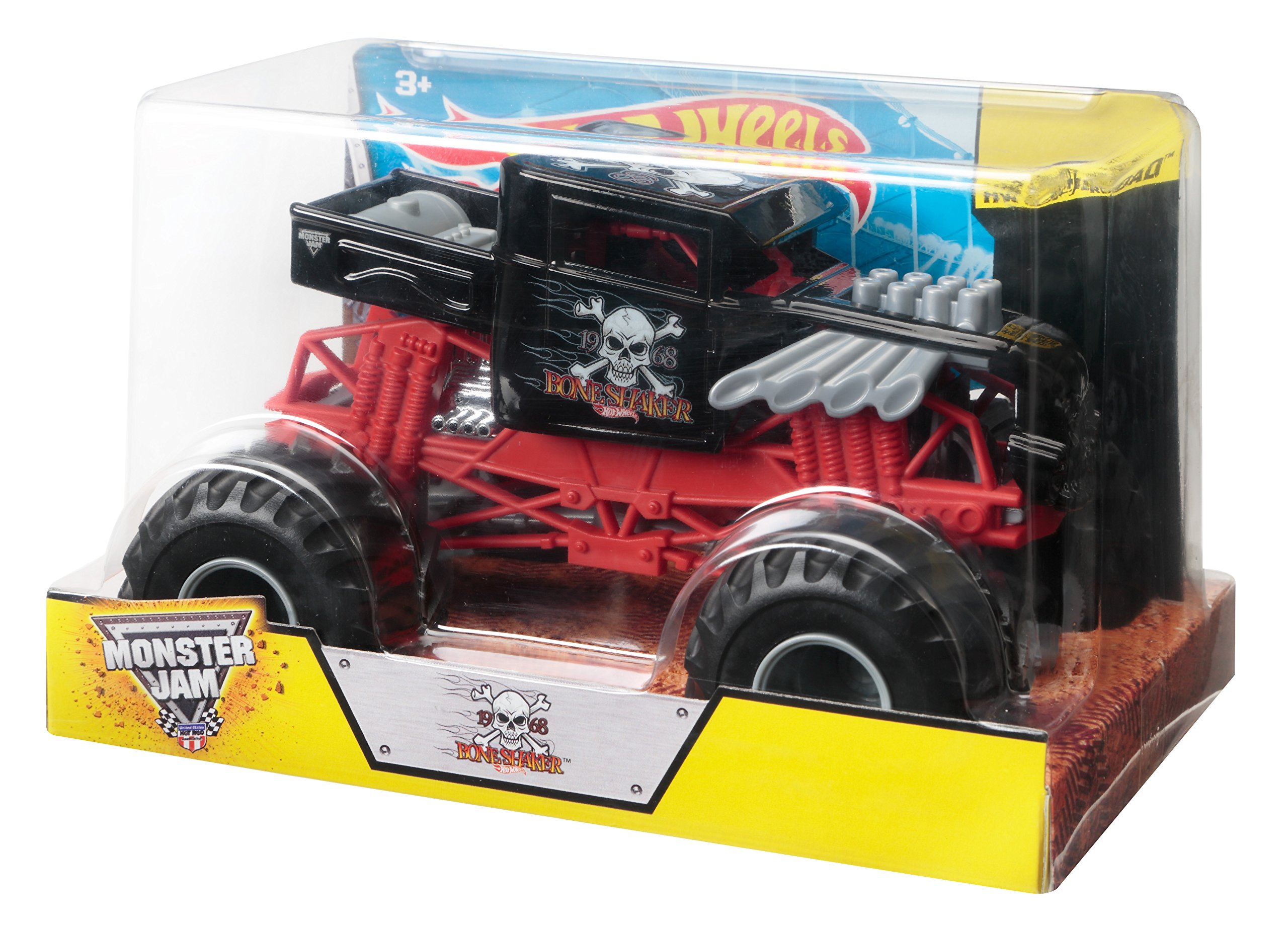 Amazon | Hot Wheels Monster Jam 1:24 Scale Bone Shaker Vehicle