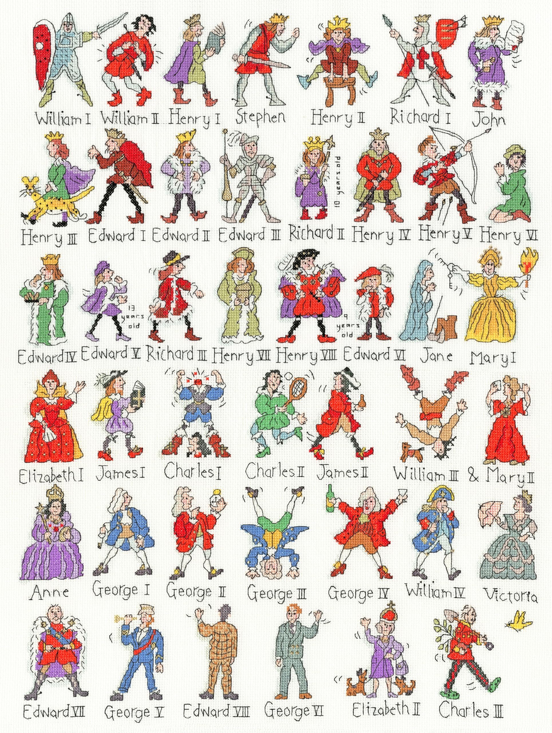 Cross Stitch Kit - Kings and Queens