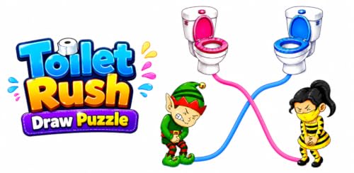 Miniatura 11 de Toilet Rush Race Master Draw Puzzle: Draw Line To Go Home Pee Challenge Fun Brain Game