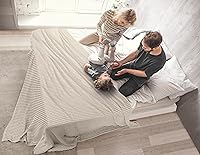 Vista 54 de Utopia Bedding Sage Green 100% Cotton Waffle Blanket 300 GSM [Full - 90x84 Inch] Soft Lightweight Breathable Bed Blanket for All Season