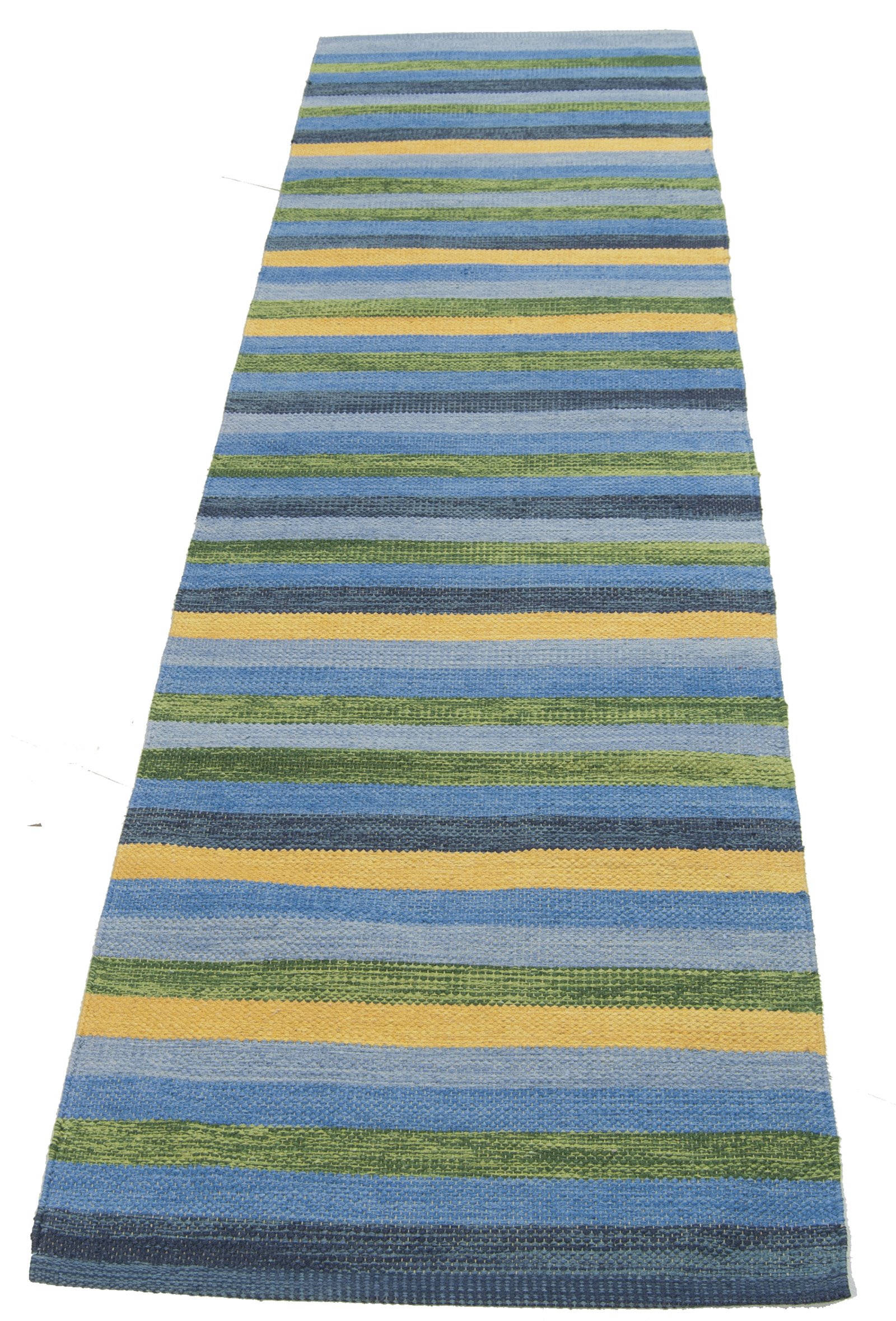Galleria Farah1970 - 200x60 CM Kilim Autentico, Originale e Fatto a Mano Ideale Per il Corridoio , Ufficio , Seconda Casa e la Cucina ( LAVABILE IN LAVATRICE )