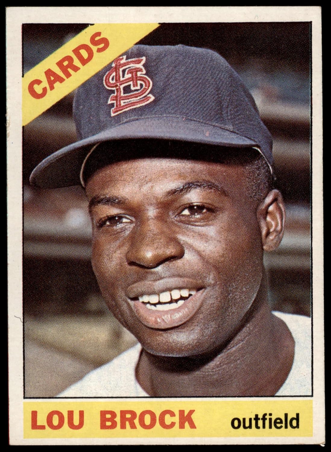 1966 Topps #125 Lou Brock St. Louis Cardinals (Baseball Card) VG/EX Cardinals