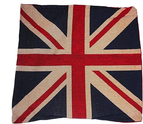Amazon Co Jp おしゃれ イギリス 英国 国旗 ユニオンジャック クッションカバー アンティーク クッション インテリア 座布団 カバー かわいい 裏面 レッド ホーム キッチン