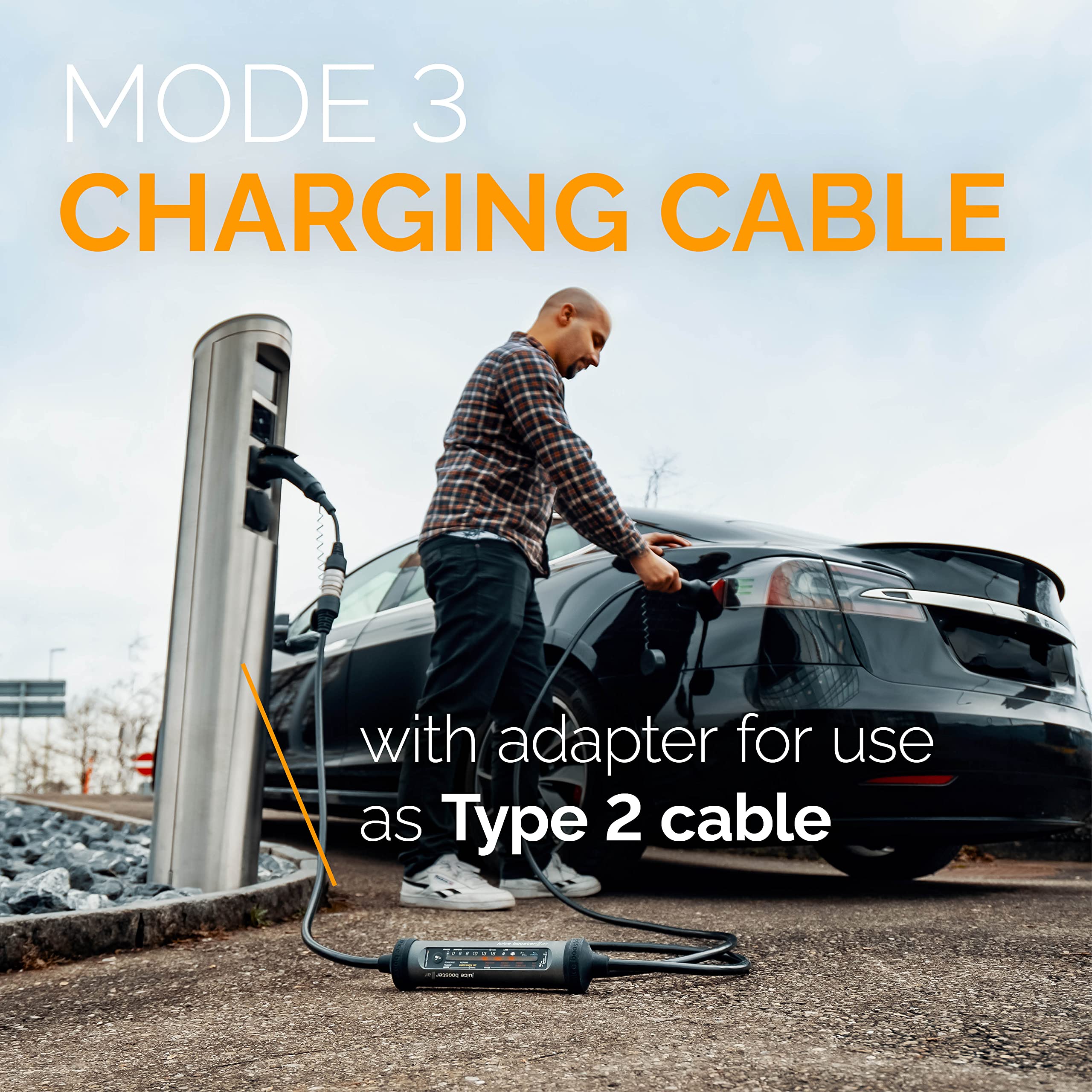 Juice Booster Wall Mount Charging Station For Juice Booster 2 Mobile Wallbox Eenvoudige Installatie En Draagbare Flexibiliteit Voor Onderweg Opladen Inclusief Diefstalbeveiligingsslot