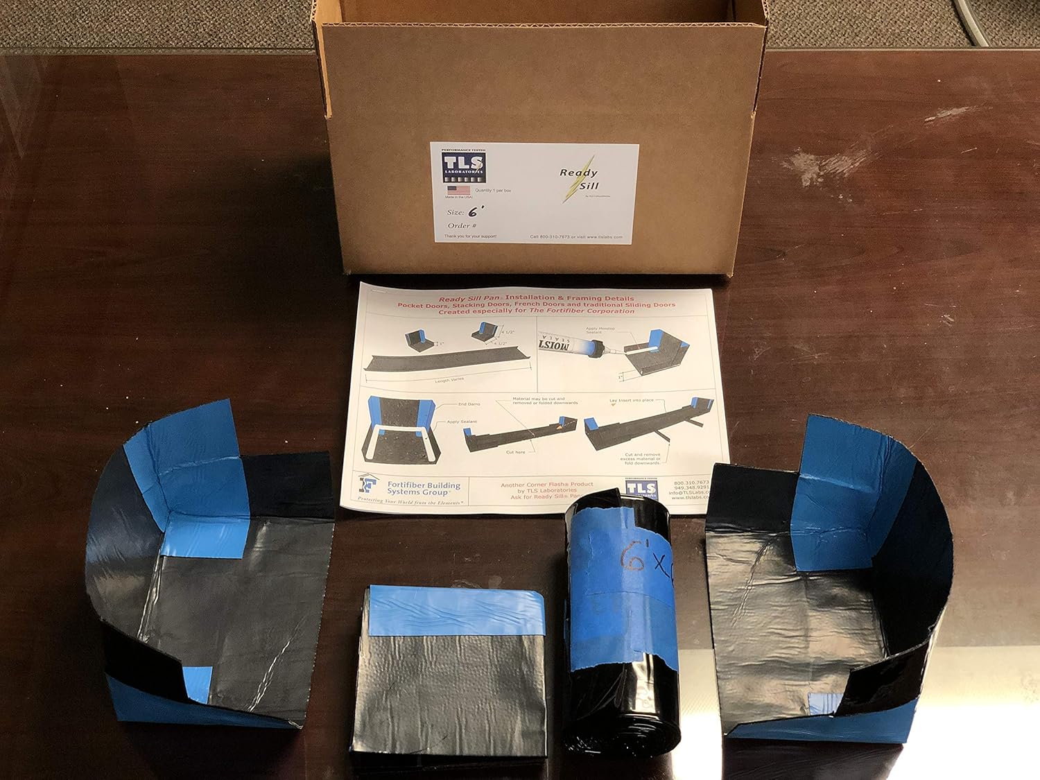 Ready Sill™ Door Pan (Waterproof Membrane, 6 Foot) - Free Shipping! - Made in The USA