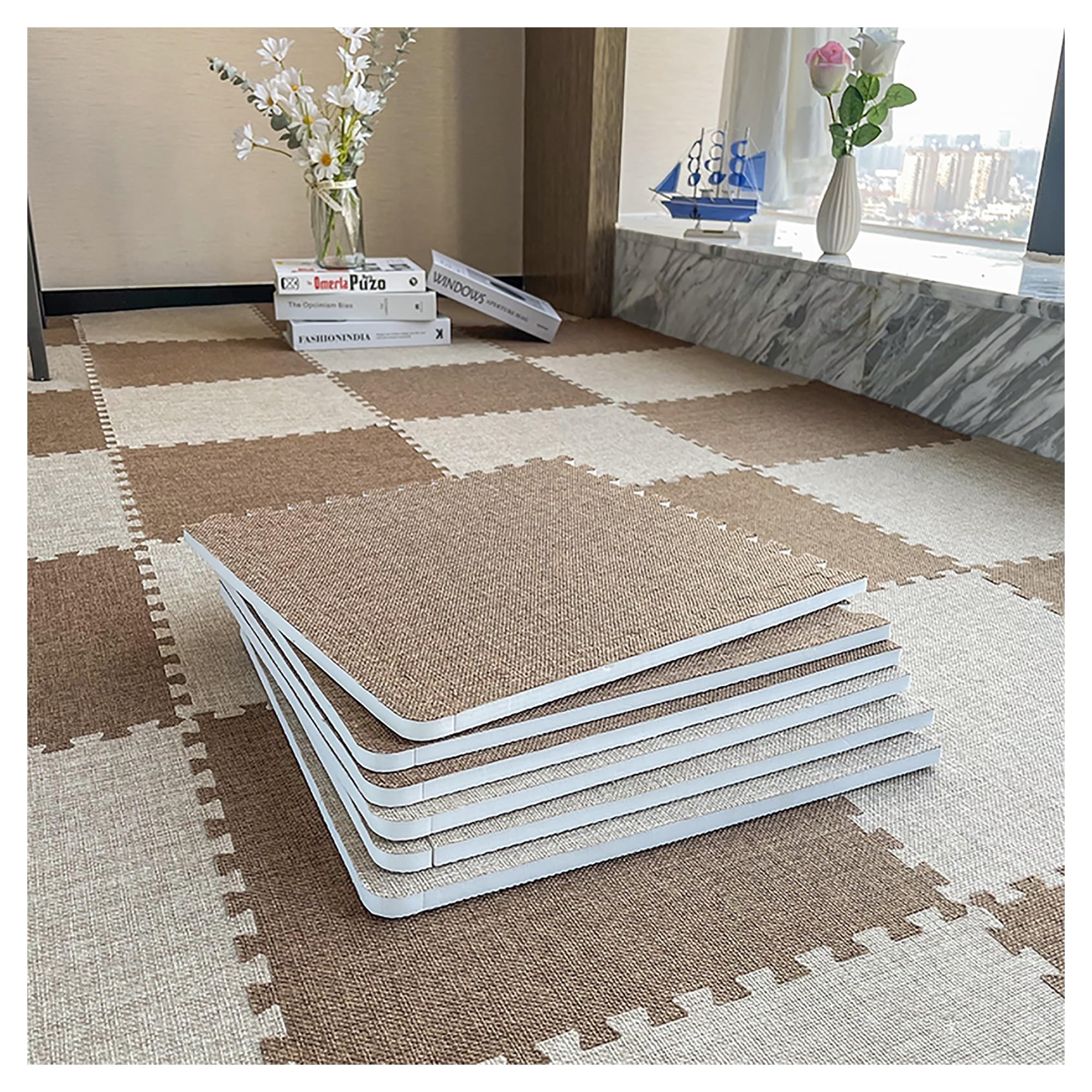 Tapis de sol en mousse puzzle chambre enfant épais antidérapant