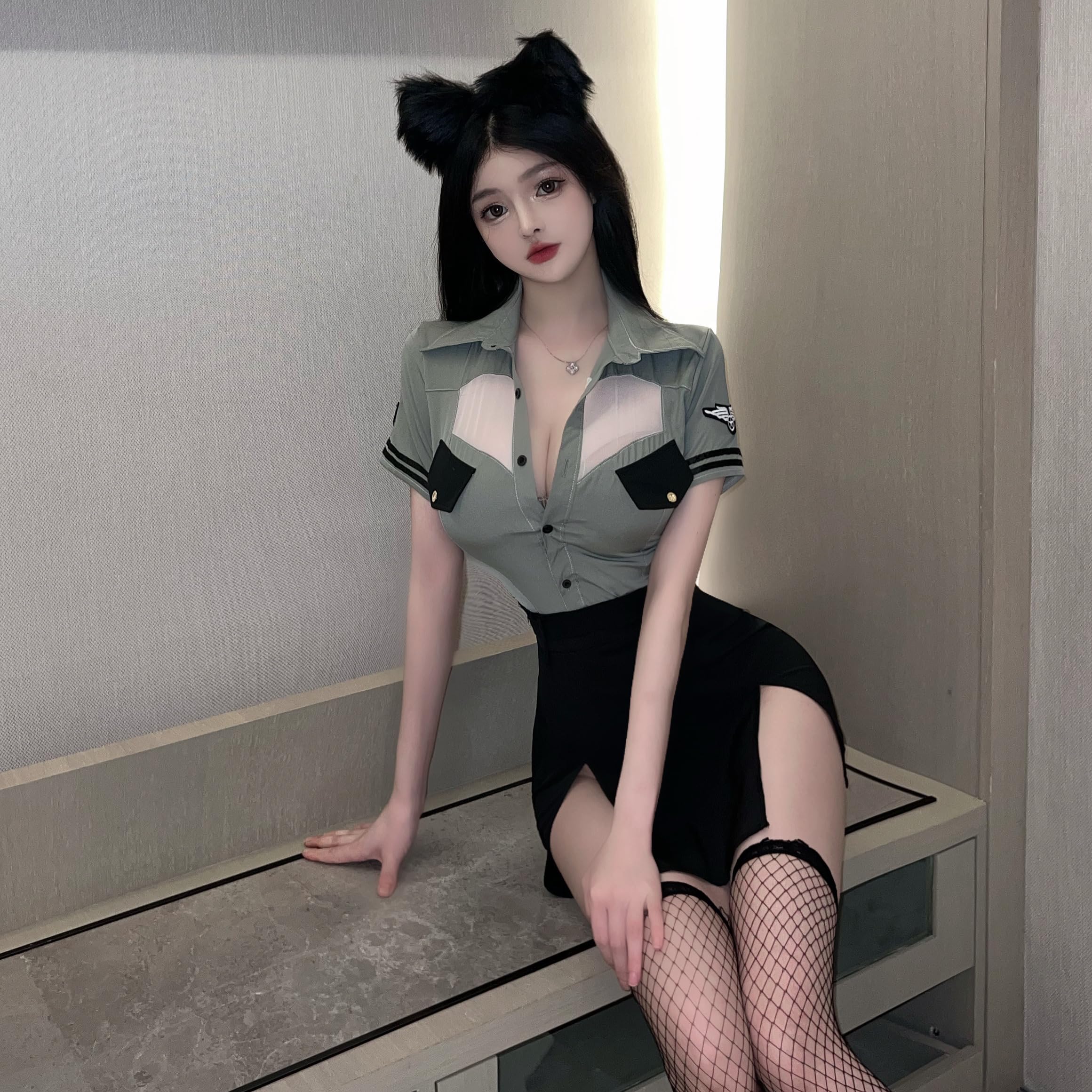 SINMIUANIME Costume sexy da donna per Halloween, cosplay, lingerie
