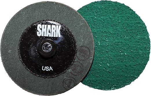 Shark 12614 2-Inch Grit-50 Green Zirconia Mini Grinding Discs, 25-Pack