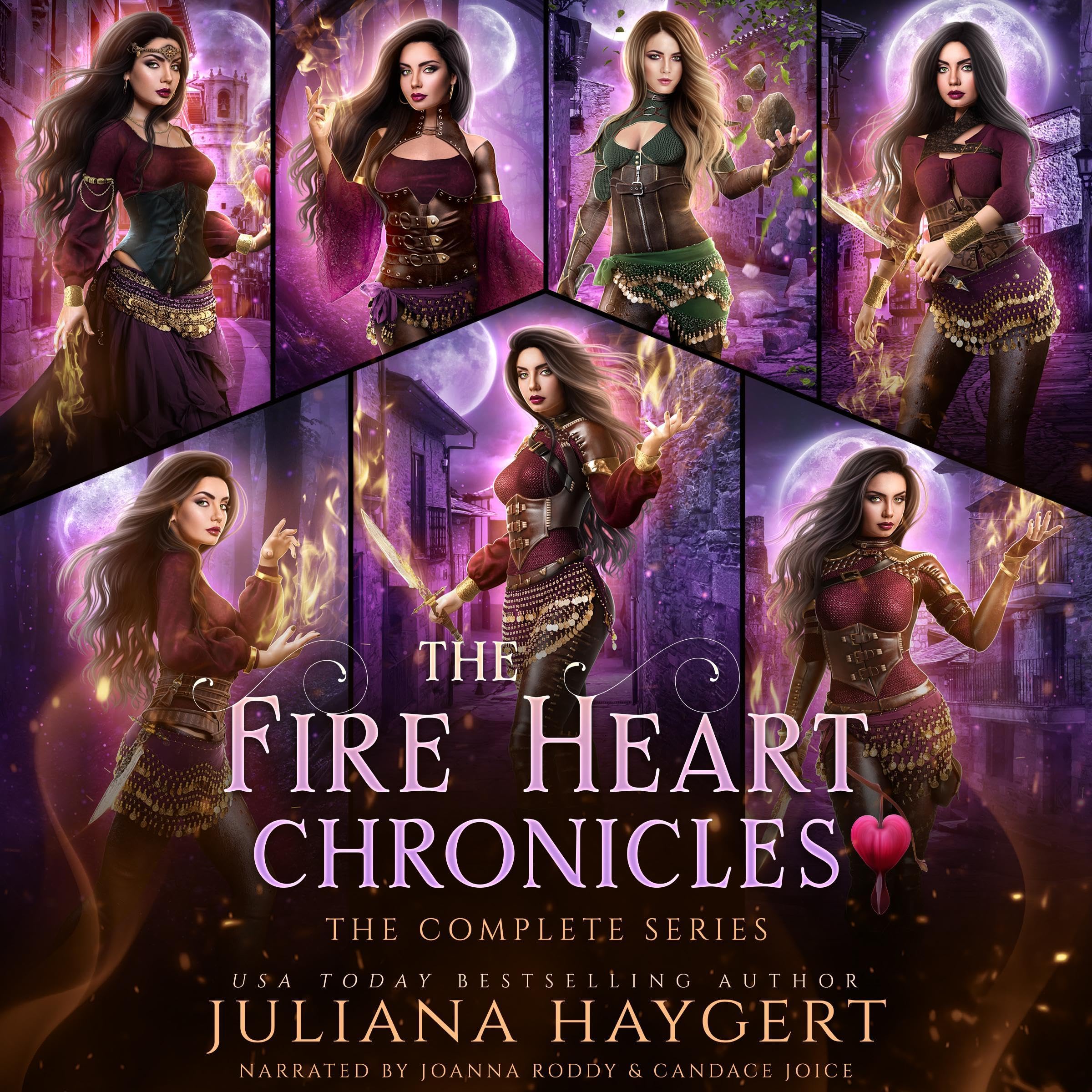 Cover art for The Fire Heart Chronicles