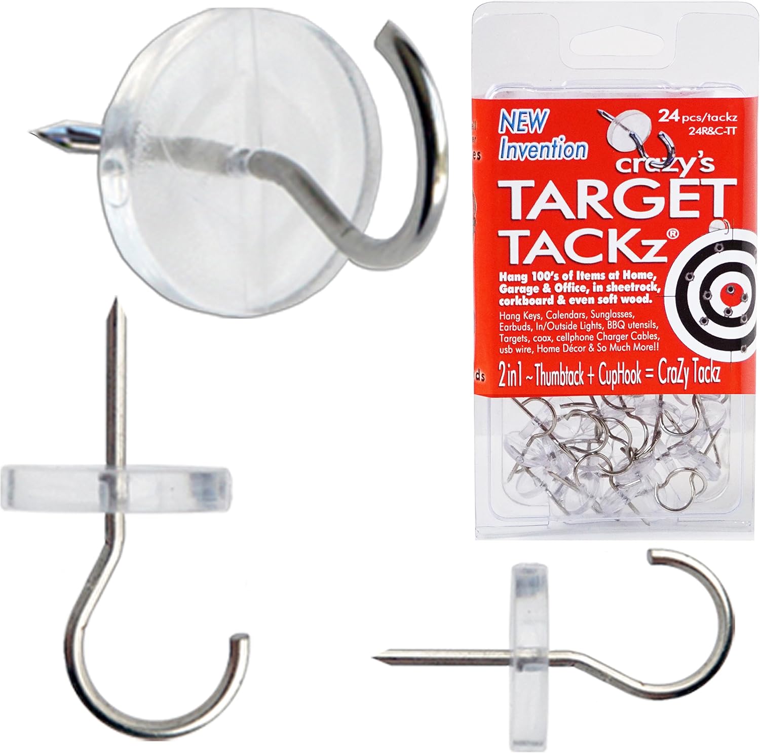 36 Target Tacks Hang Shooting Targets Outdoor or Inside