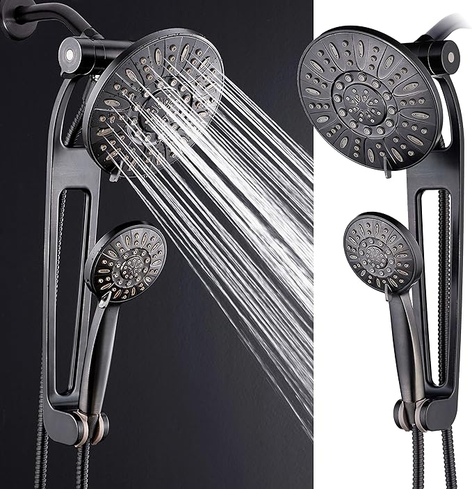 Combo de Ducha Spa AquaDance Alta Presión 48 Modos con Brazo Extensible Ajustable miniatura 8