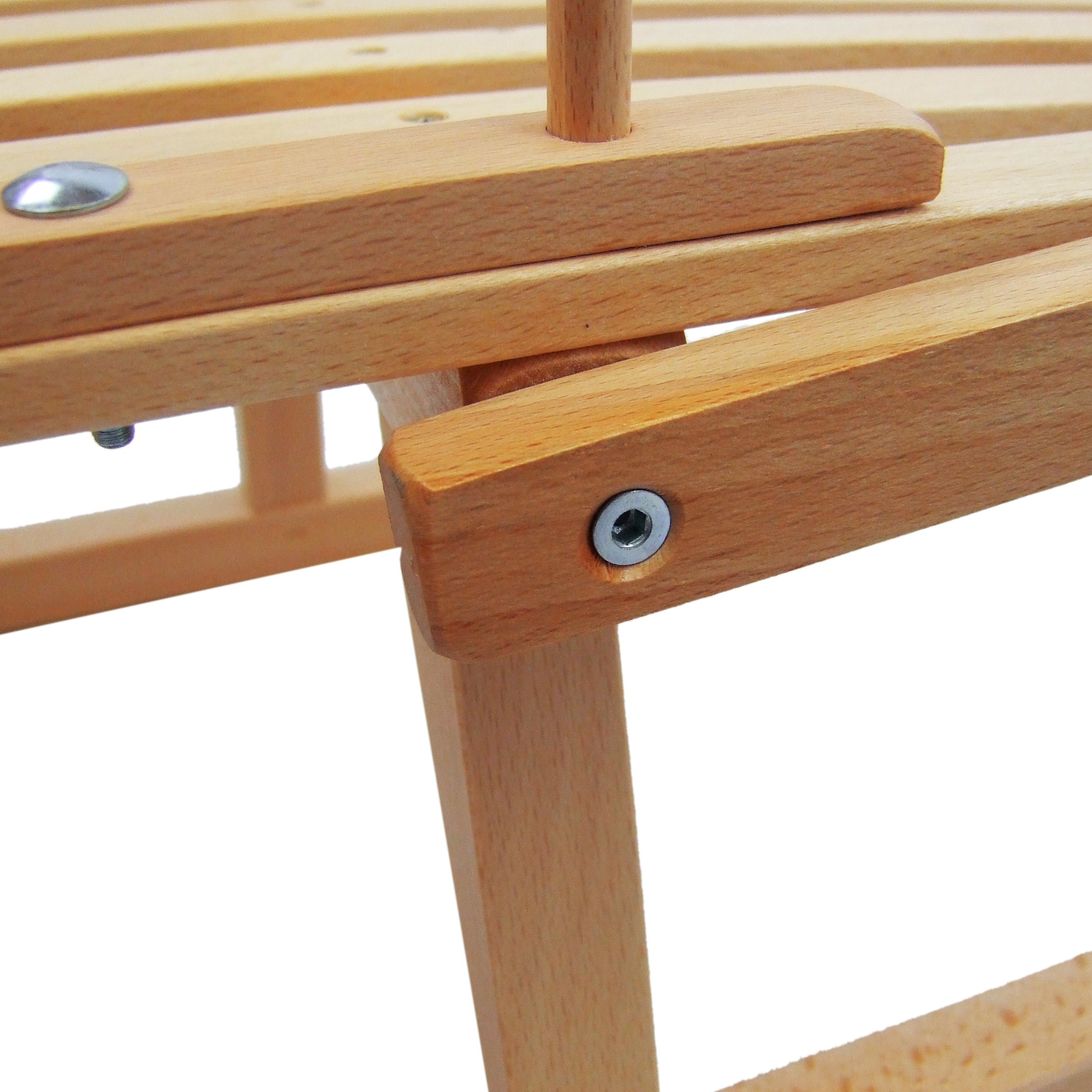 Carril deslizante trineo de madera con respaldo remolcador niños