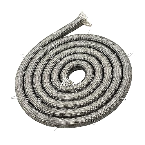 Miniatura 1 de Whole Parts Junta de sello de puerta de horno, incluye 23 clips de montaje de metal, pieza # WP71001841 - Reemplazo y compatible con algunas cocinas