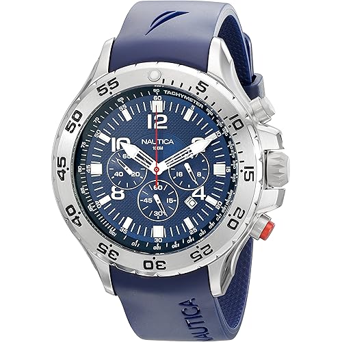 Nautica Men's Quartz Resin Silicone Watch
