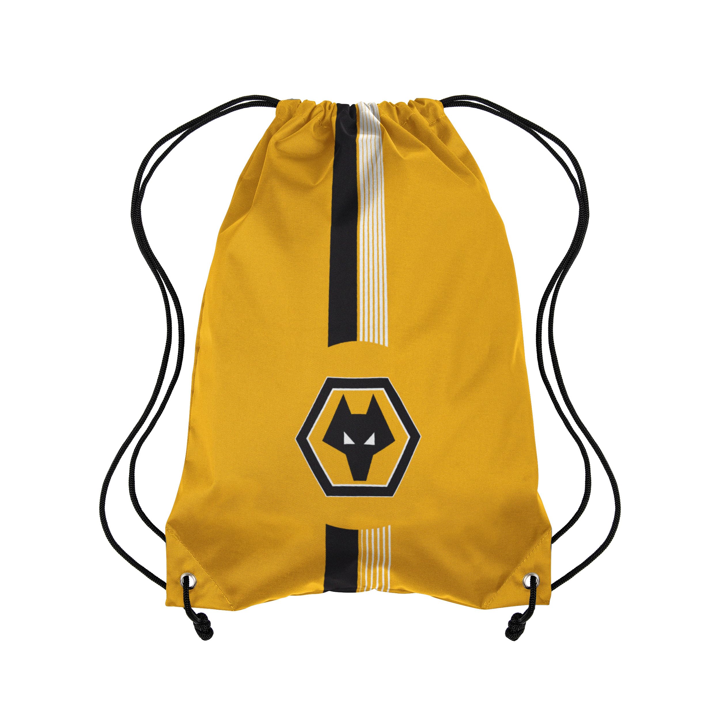 FOCO Officially Licensed Ultra Action Drawstring Football Bag (Wolverhampton Wanderers FC)