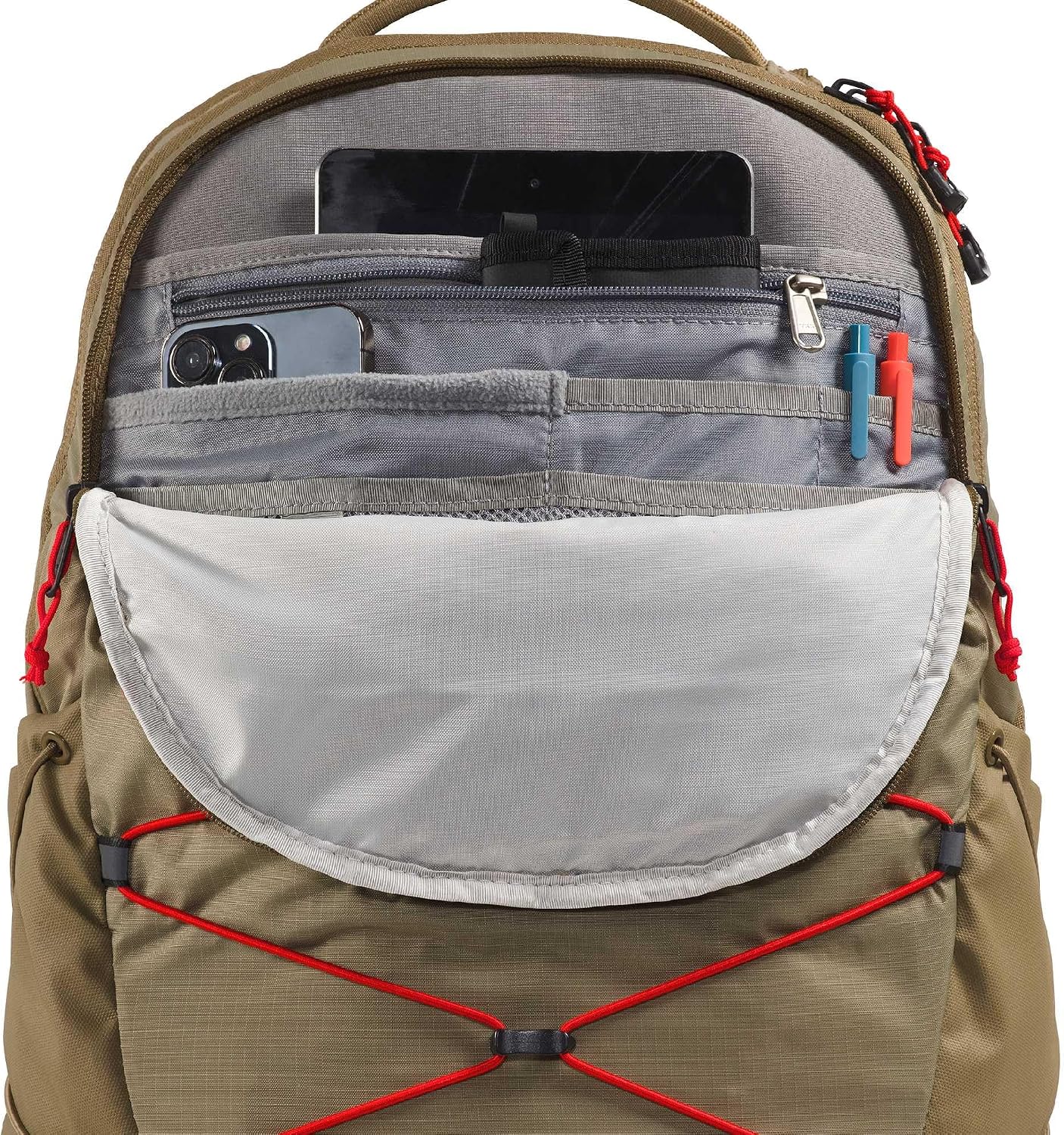  Borealis Commuter Laptop Backpack, Cedar/Lava Red, One Size | Water Repellent, Laptop Sleeve, Large Main Compartment thumbnail