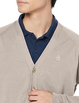 62214マンシングウェアZYXONカーディガンダークグレーサイズMA