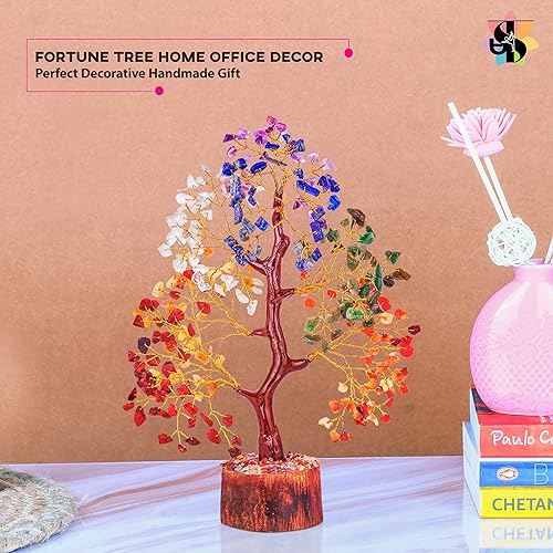 Miniatura 2 de Piedras de chakras, árbol de cristal de siete chakras, regalos espirituales, decoración de Feng Shui, regalos holísticos para mujeres, cristales