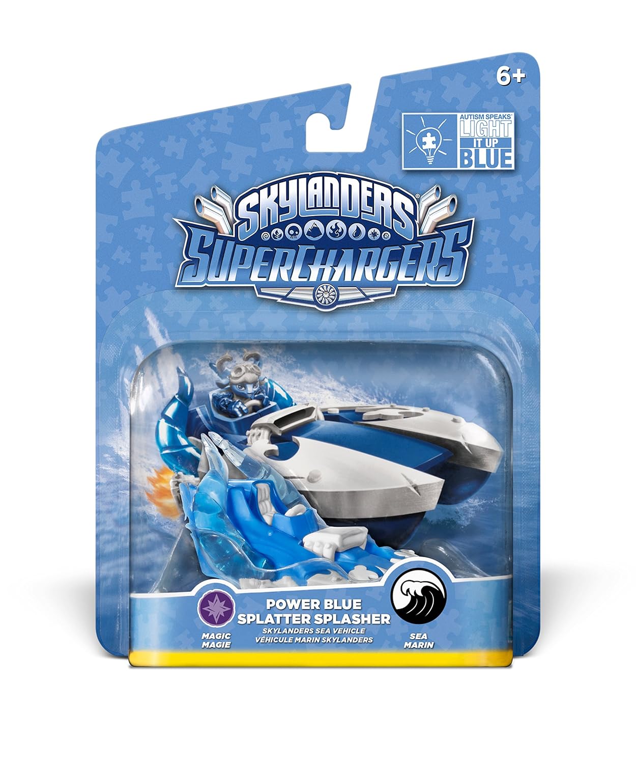 Skylanders Superchargers : Vehicles Power Blue - Splatter Splasher Character Pack