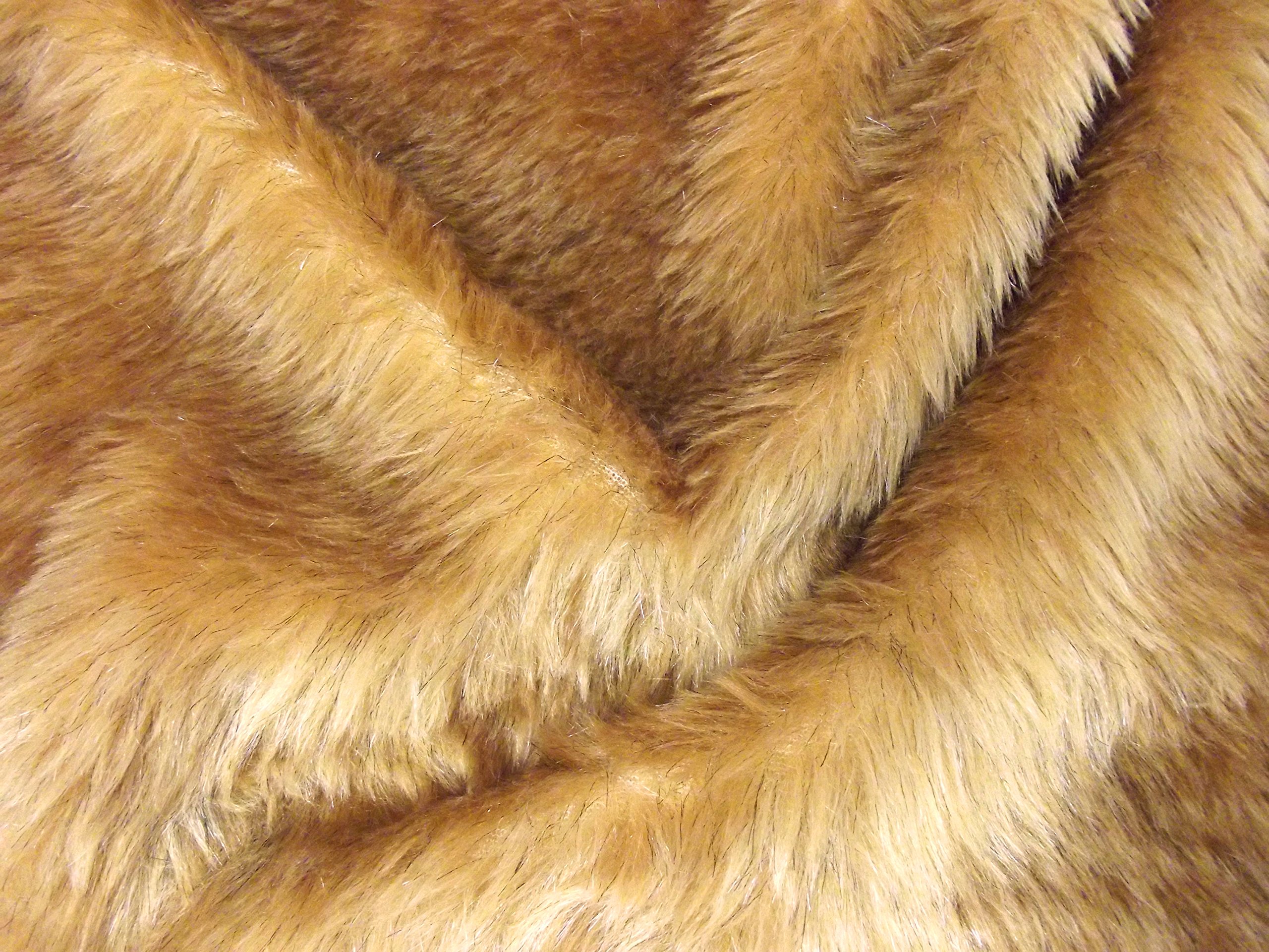 Faux Fur Fabric Material - WOLF, 1/8Mtr - 50cmx37cm