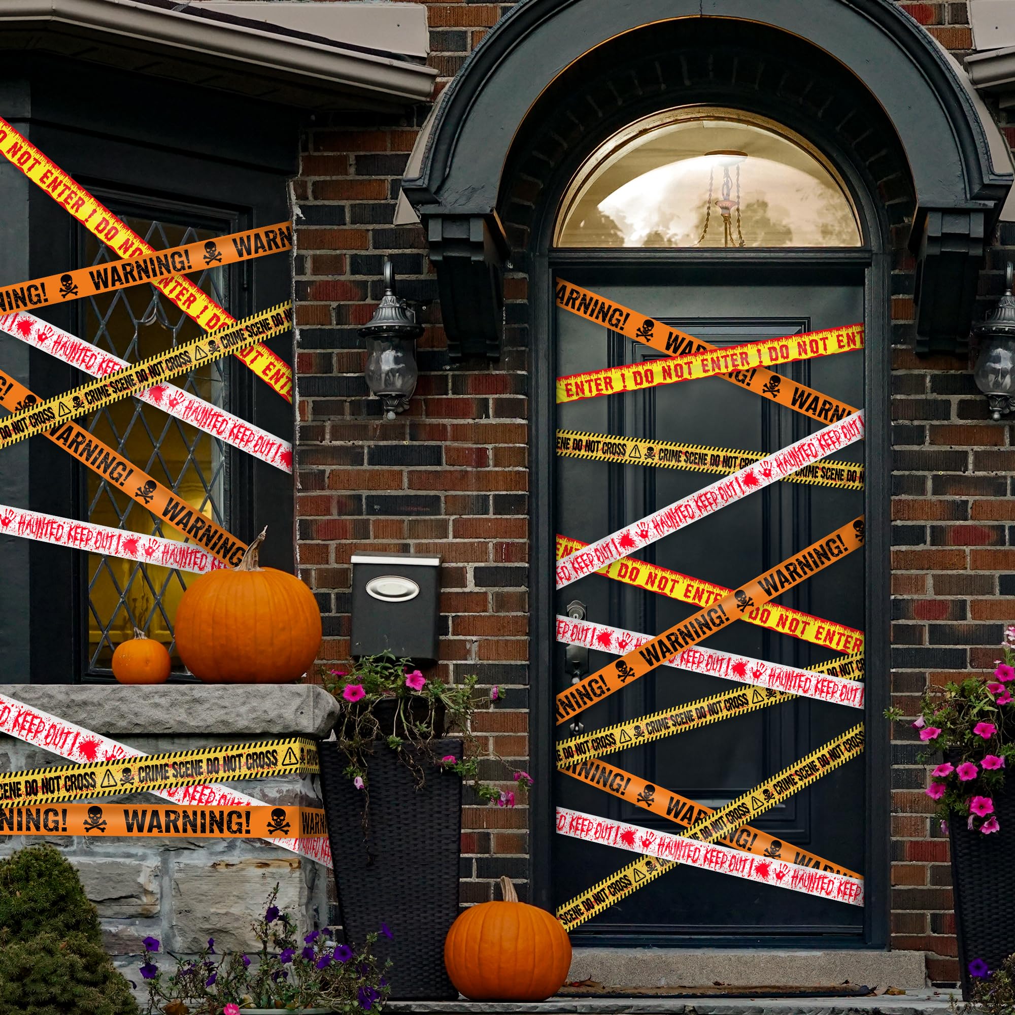Halloween Caution Tape - Spooky Decorations -4