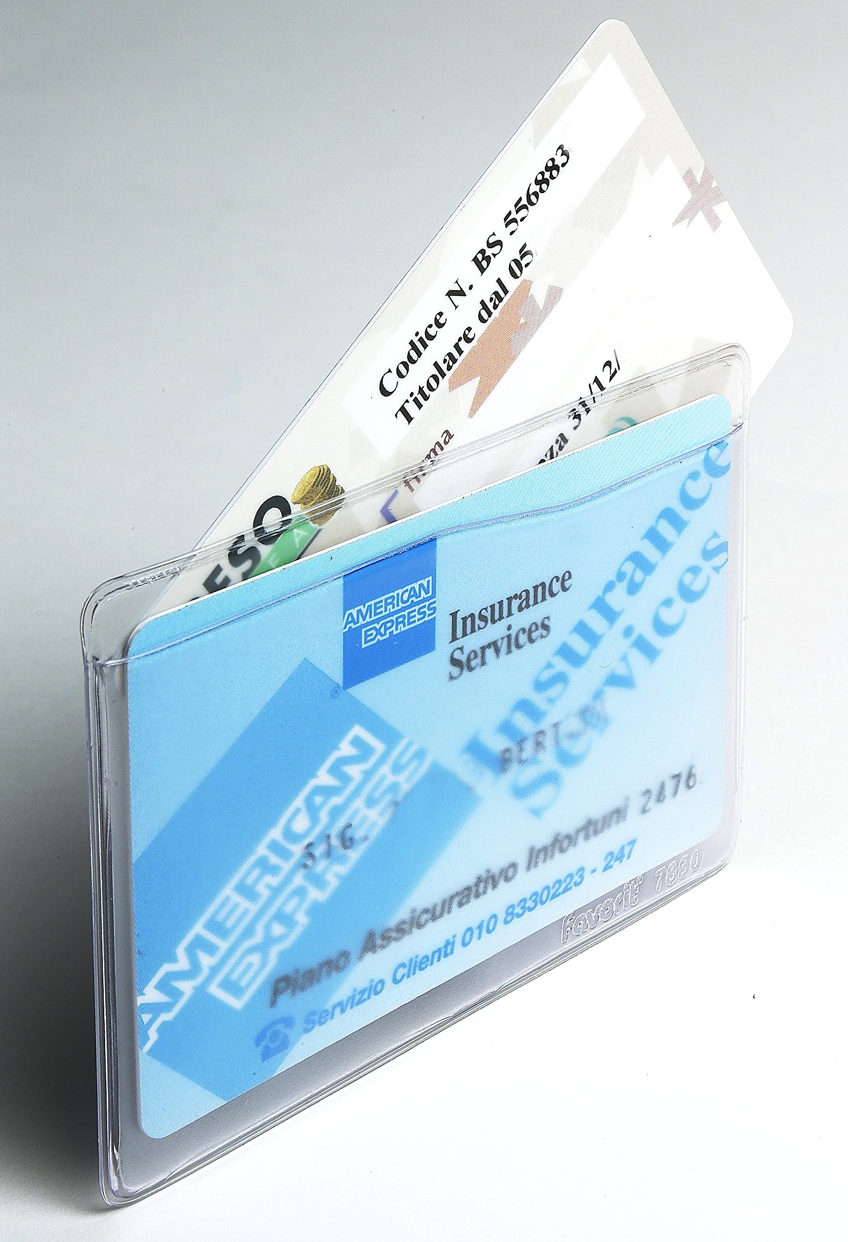 Busta Porta Foto Favorit 16 Tasche 10x7 Cm - Trasparente, Per Raccolta Fotografie, Confezione 10