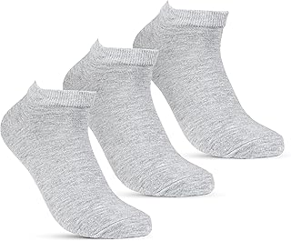 STITCH Womens Pack of 3 Lycra Ankle Casual Plain Socks (pack of 1)