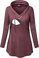 Vista 1 de QUINEE sudadera con capucha para mujer de manga larga a cuadros, bloque