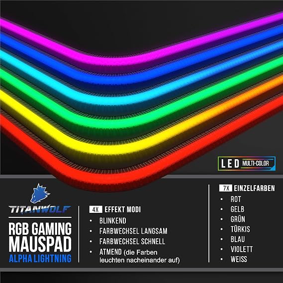 DE RGB Mouse Mat