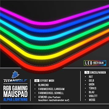DE RGB Mouse Mat