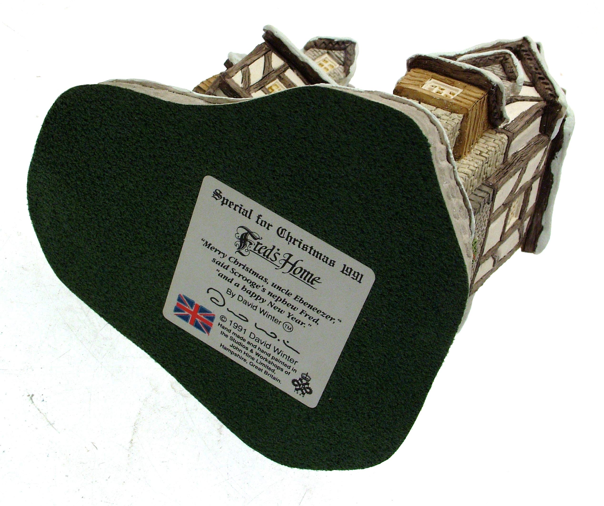 Amazon.com: Christmas 1991 David Winter Fred's Home Dickens