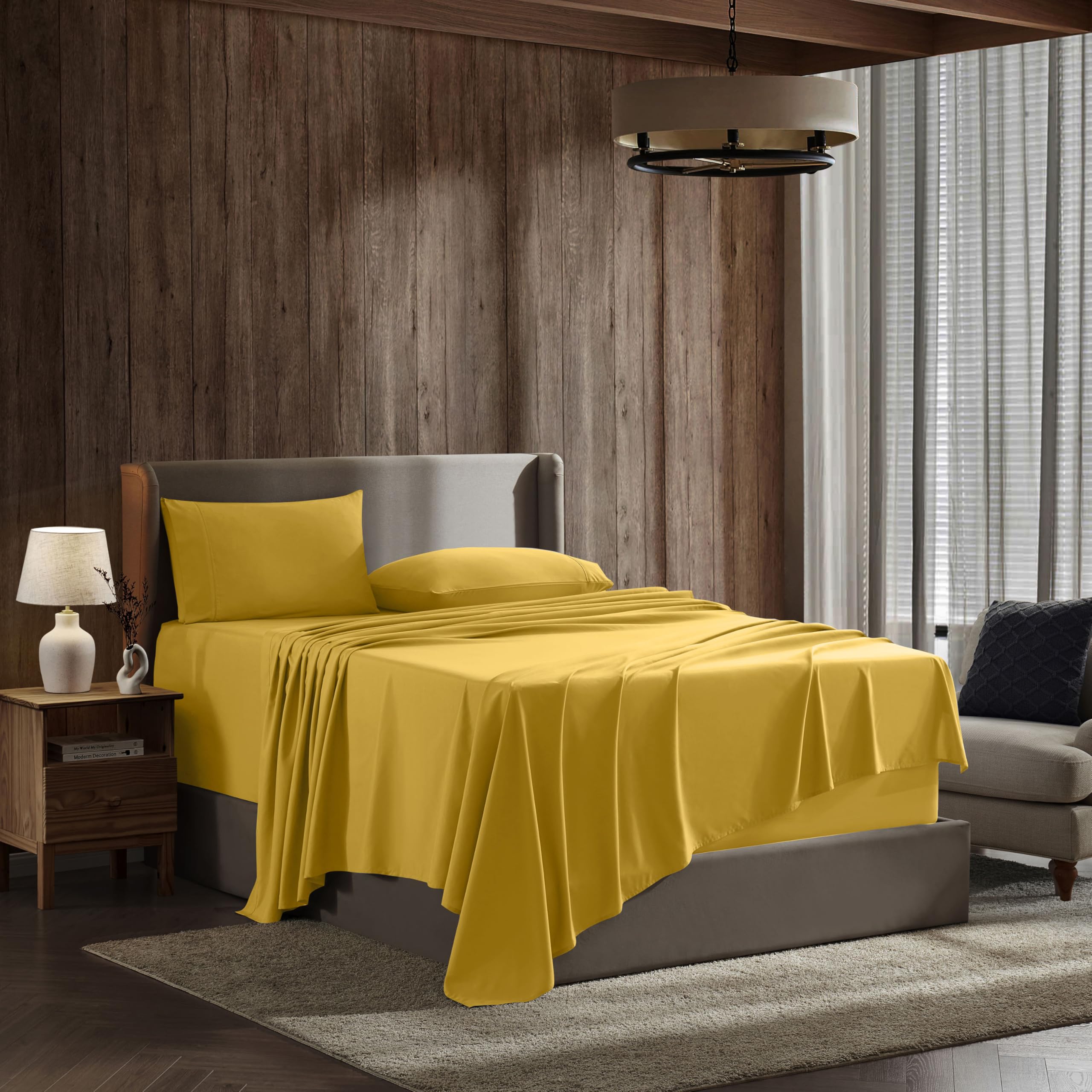 Juego De Sábanas Tres Piezas Algodón TEX HOME Cuadros Cama 140 Cm Azul