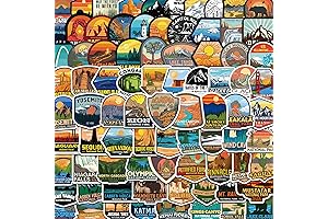 156 Pcs National Parks Sticker Pack