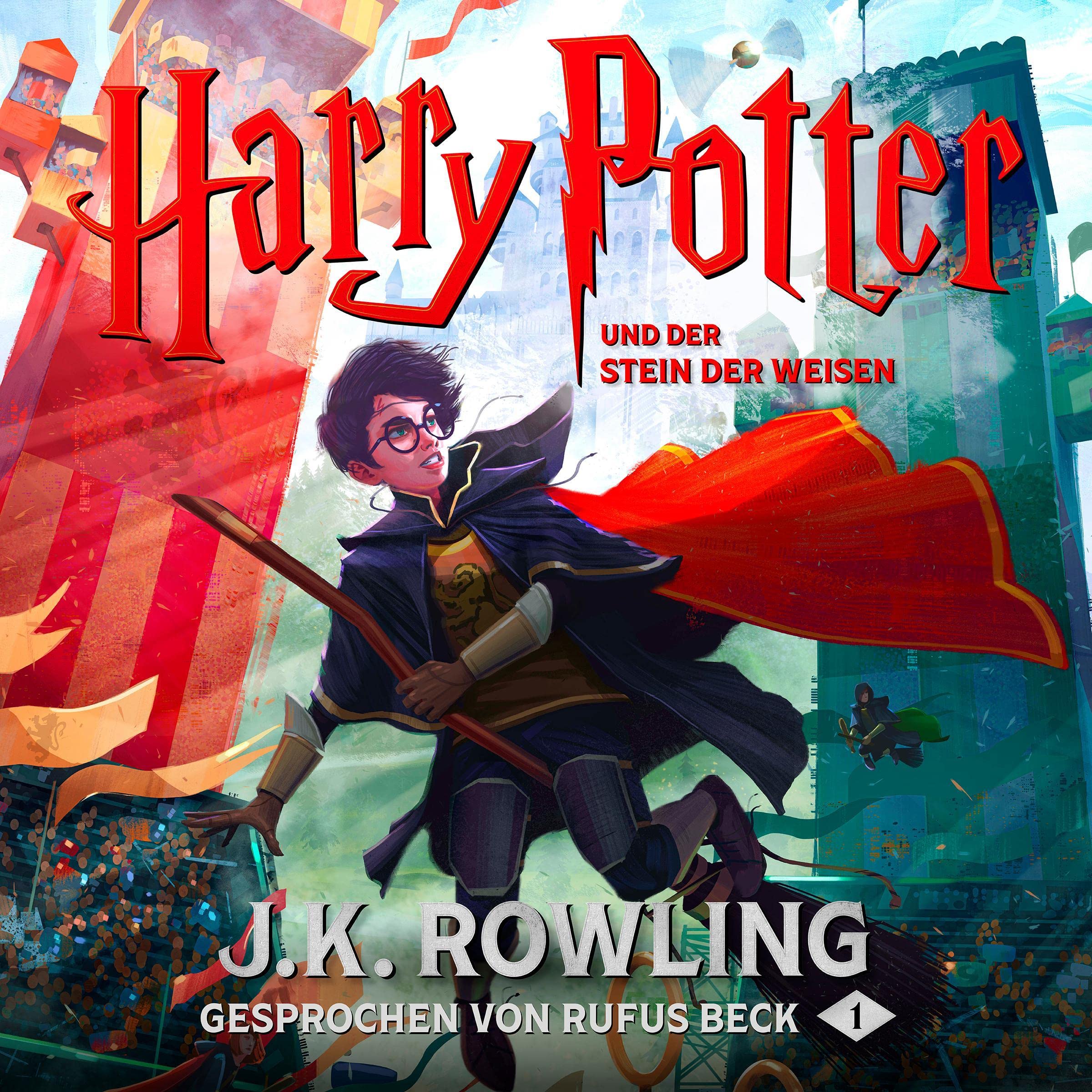 Cover art for Harry Potter und der Stein der Weisen - Gesprochen von Rufus Beck