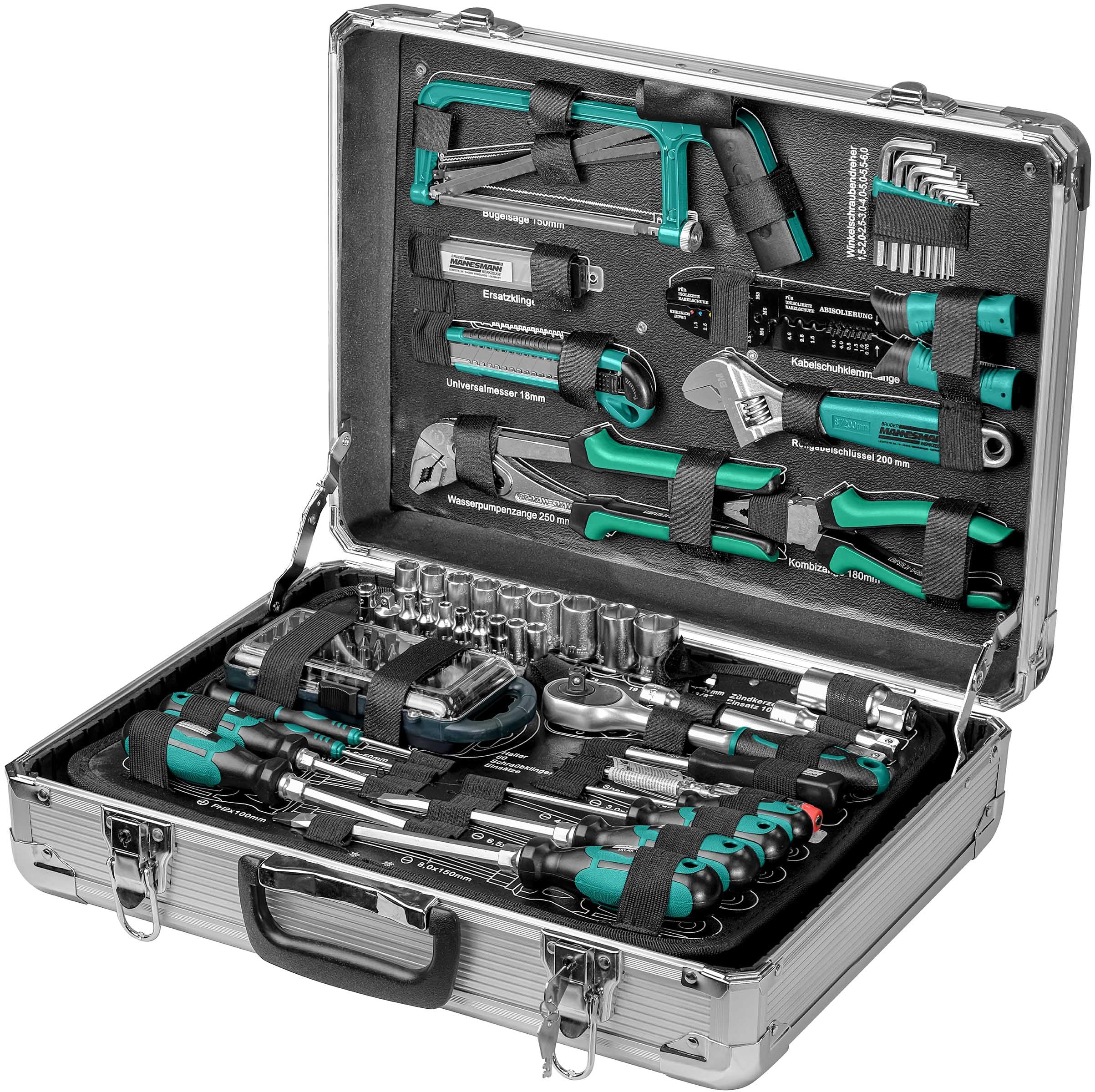 Mannesmann Professional Tool Kit (124 Pieces)