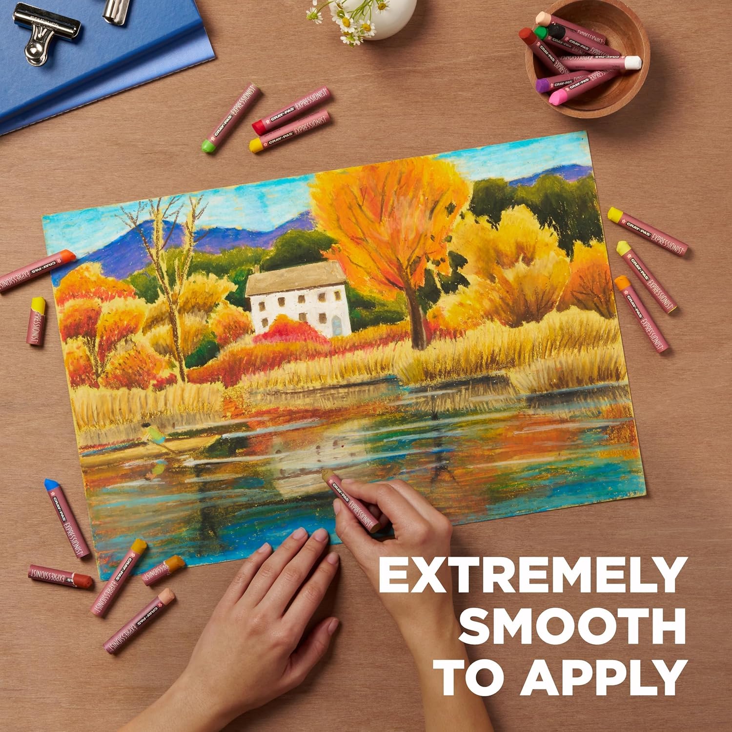 SAKURA XLP50 50-Piece Cray-Pas Expressionist Oil Pastel Set, Assorted Color